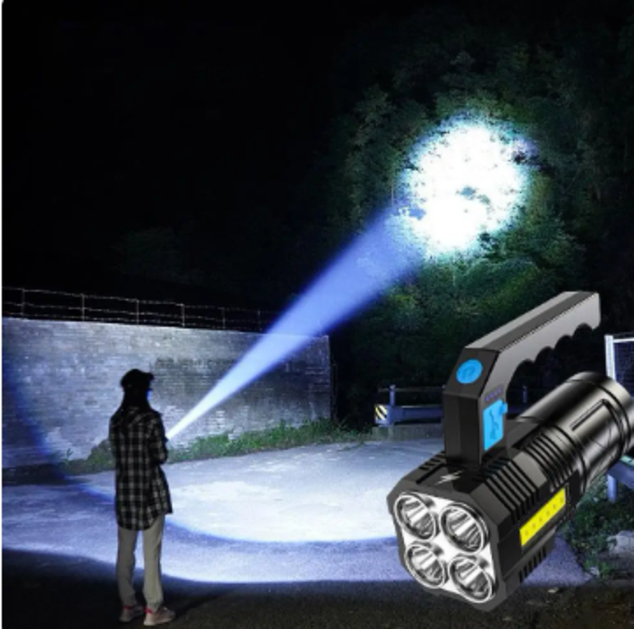 Linterna Led Largo Alcance