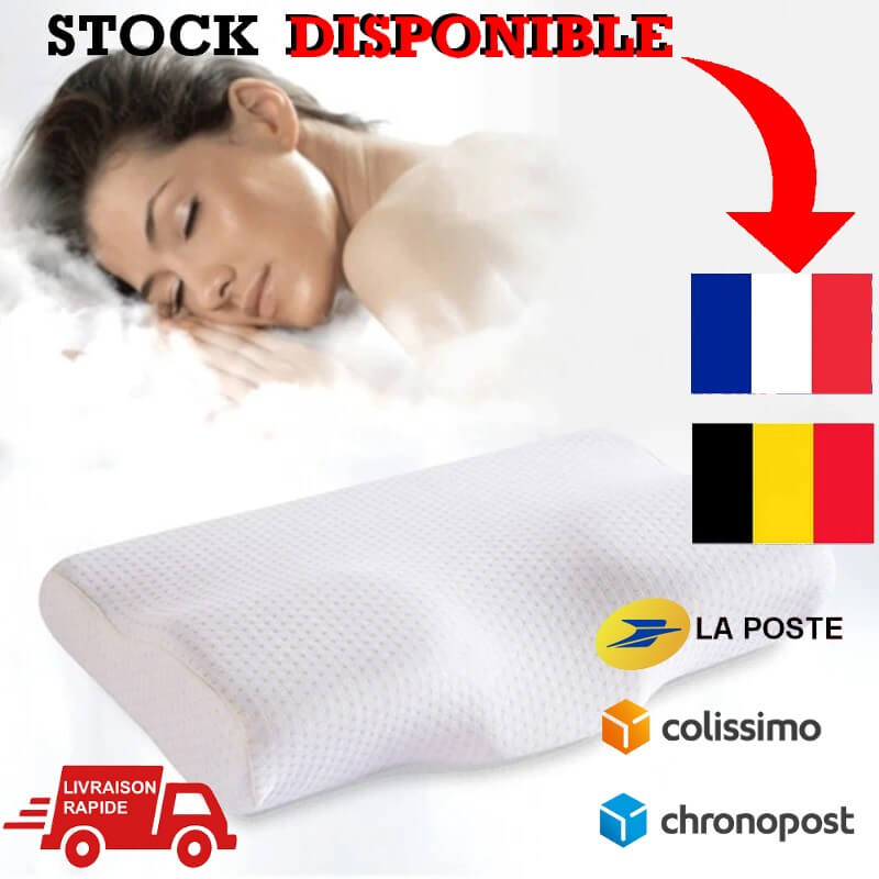 Oreiller Cervical, Oreiller Memoire de Forme, Oreiller Ergonomique