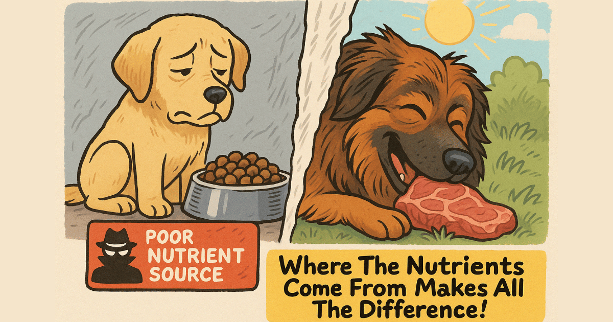 Dog Sniffing Food