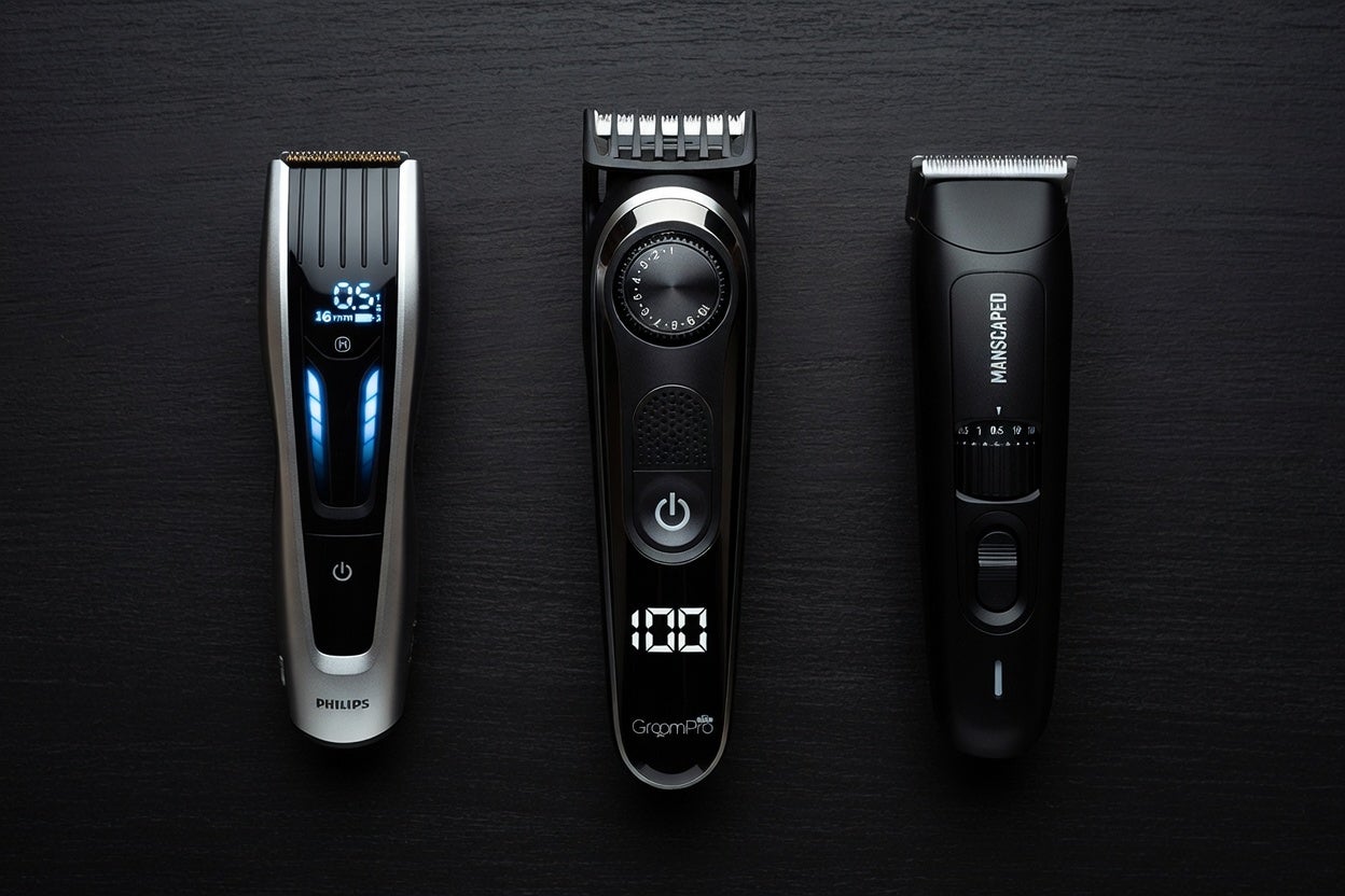 Jämförelse av bästa Skäggtrimmer 2026: PHILIPS, MANSCAPED och GROOMPRO KIT