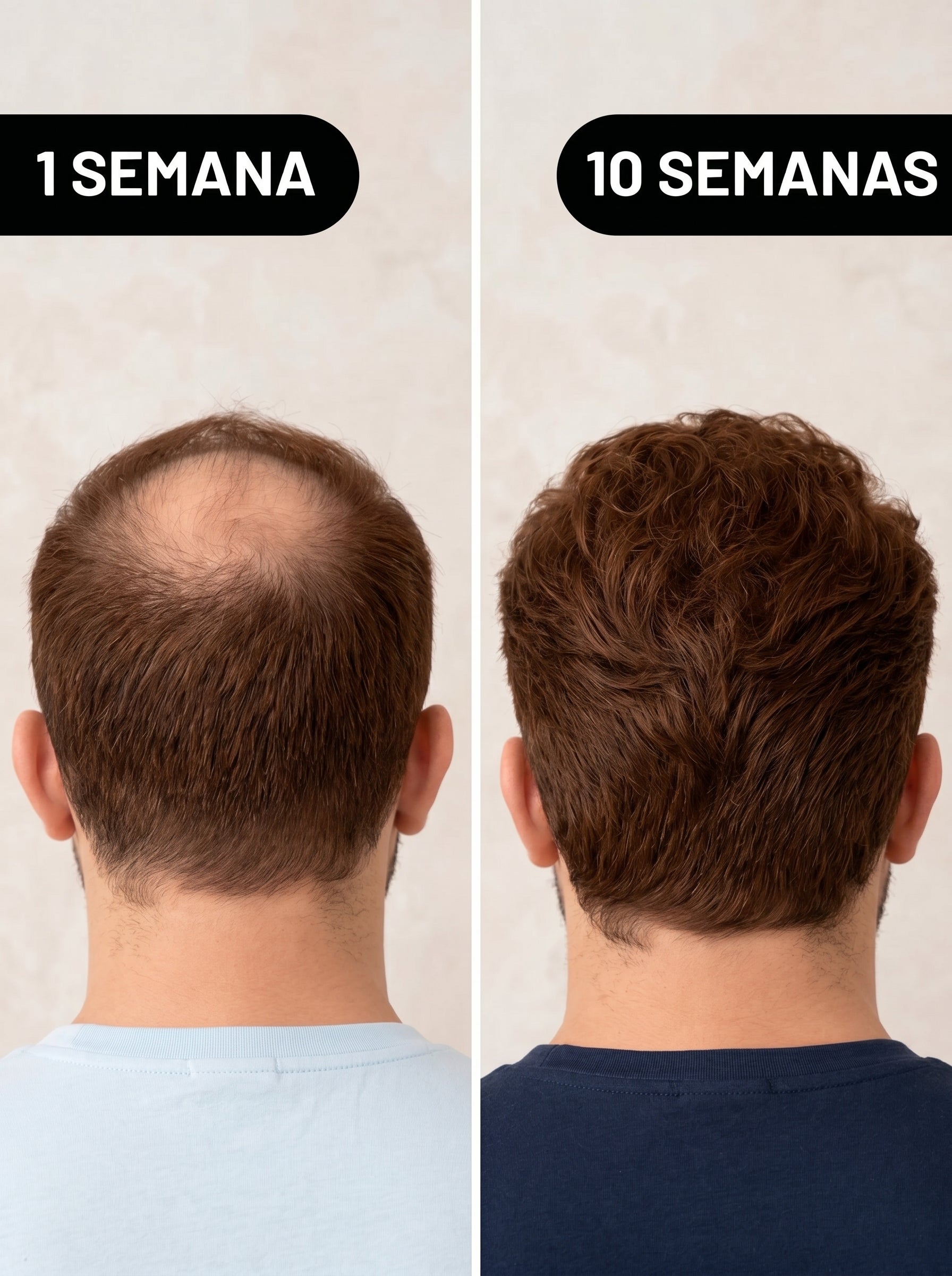Antes e Depois - 1 Semana vs 10 Semanas