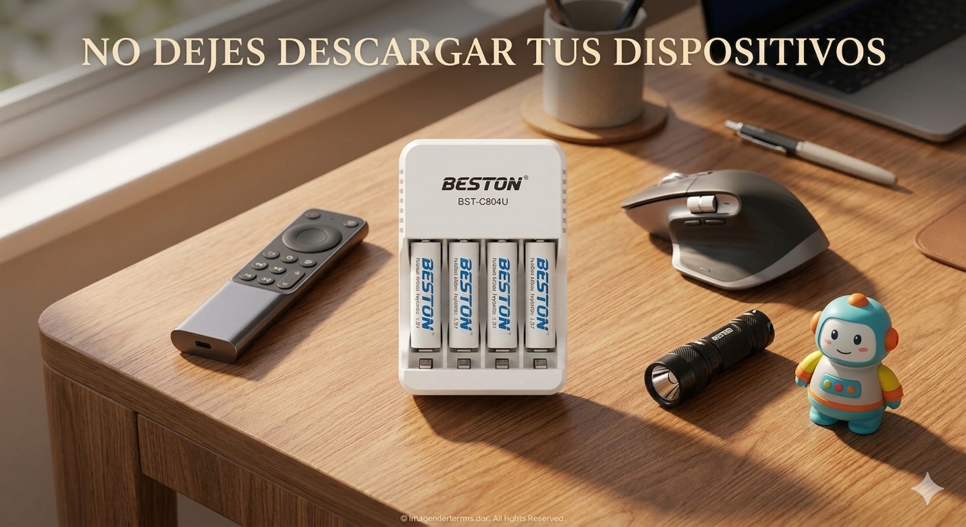 Beneficios del kit de pilas recargables