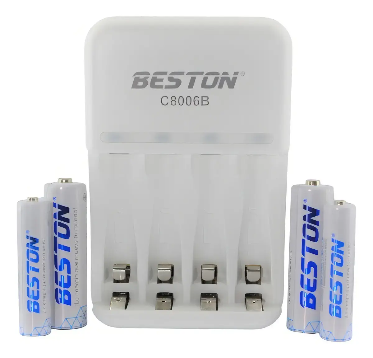 Kit de pilas recargables con cargador inteligente