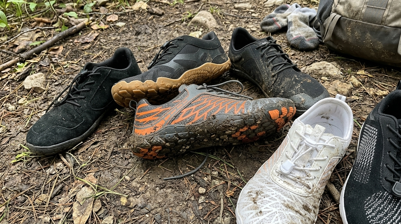 Barefoot shoes comparison test 2026 — 5 brands lined up for 90-day review