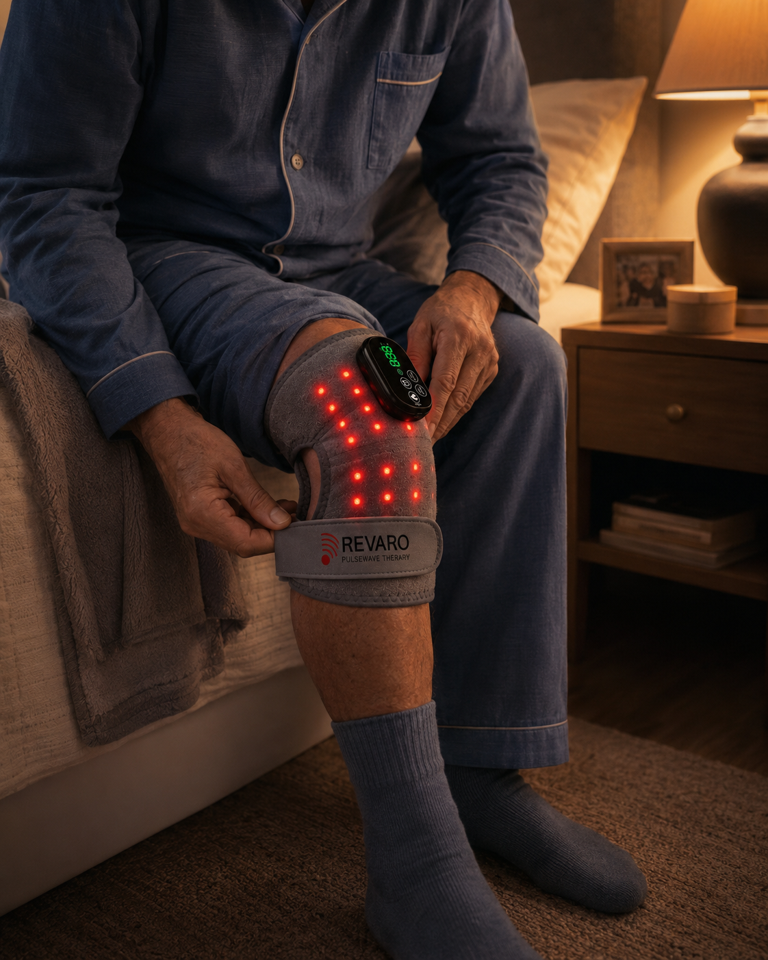 PulseWave Pro device used in a nightly recovery routine