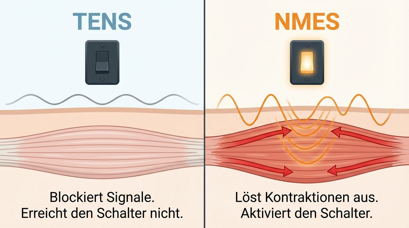 TENS vs NMES comparison