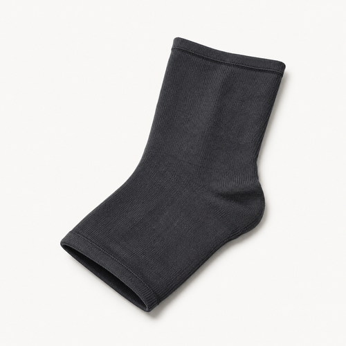 A thin basic compression ankle sleeve