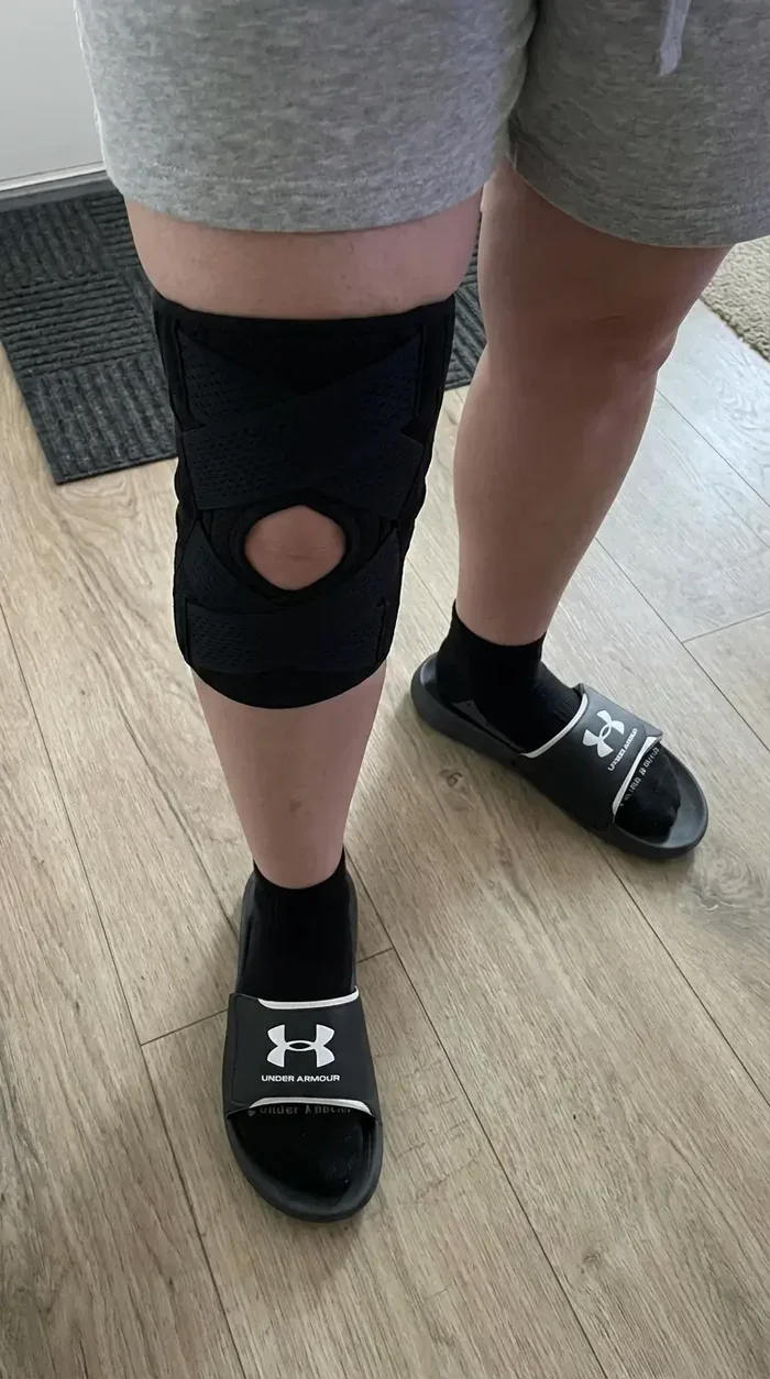 Barbara wearing her TrueForm brace