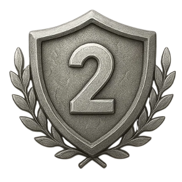 Ranked #2