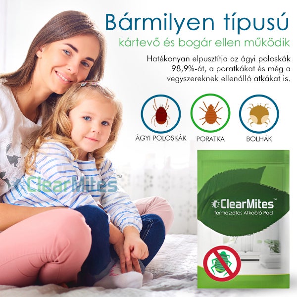 ClearMites™ Természetes Atkaölő Pad