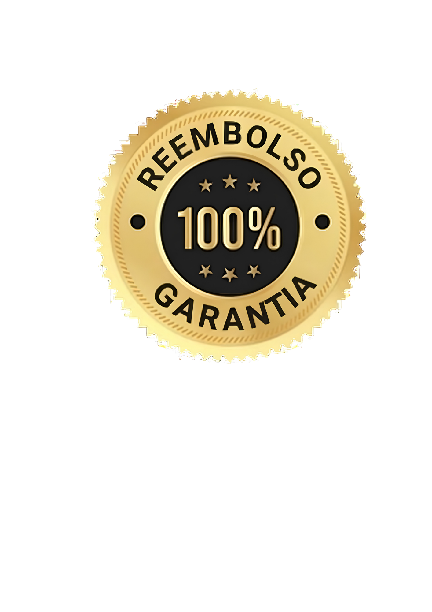 Selo de garantia de 100% do dinheiro de volta