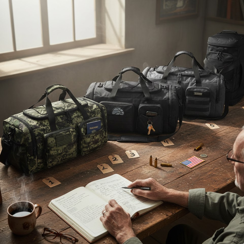 Scott Ayres testing 5 tactical duffle bags