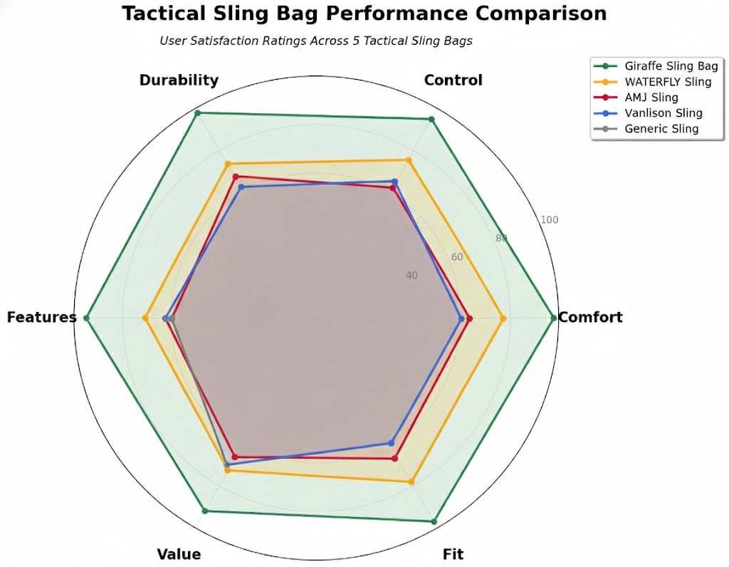 Sling Bag Performance Comparison Chart