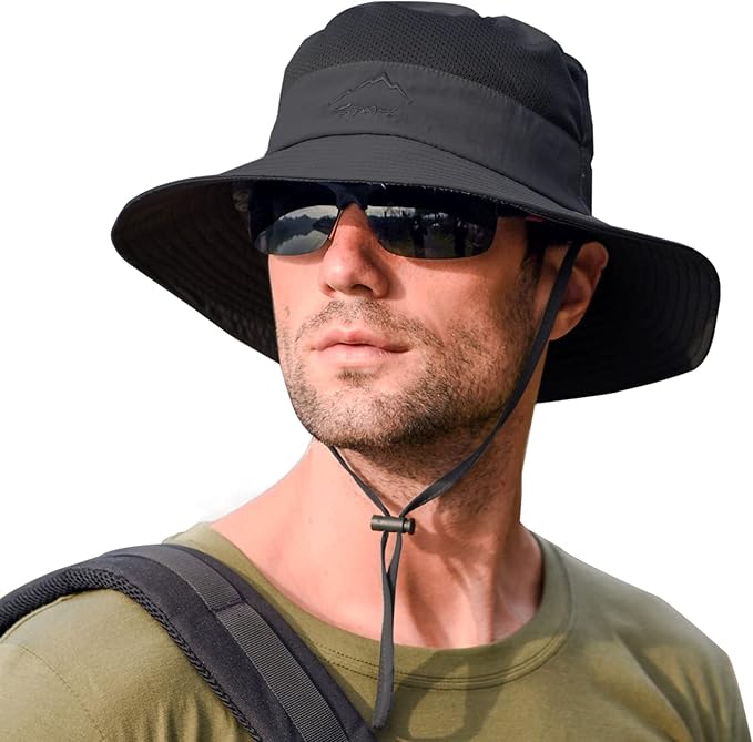Rosoz Sun Hats for Men Wide Brim