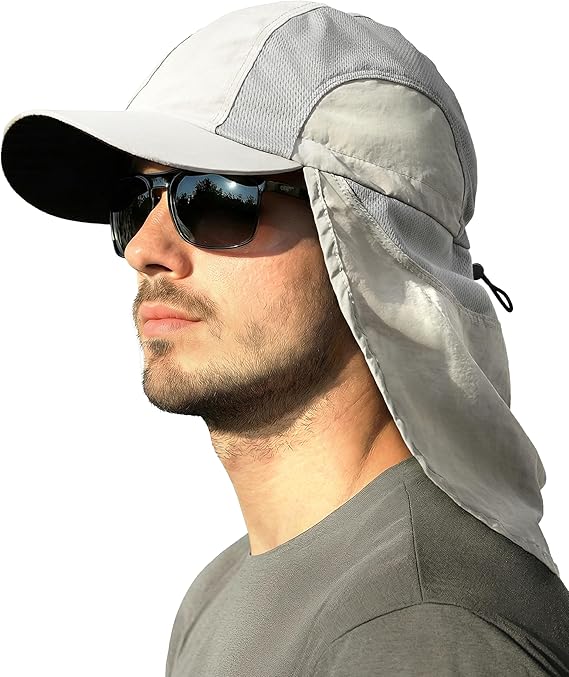 Mens Sun Hat with Breathable Mesh