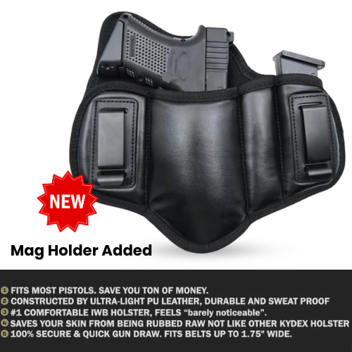 Fujobi leather build: sweat-proof, comfortable, not like kydex