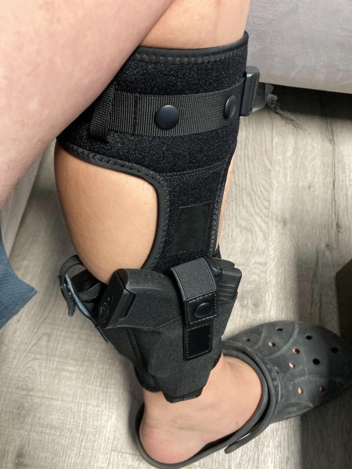 100% Jesus ankle holster packed