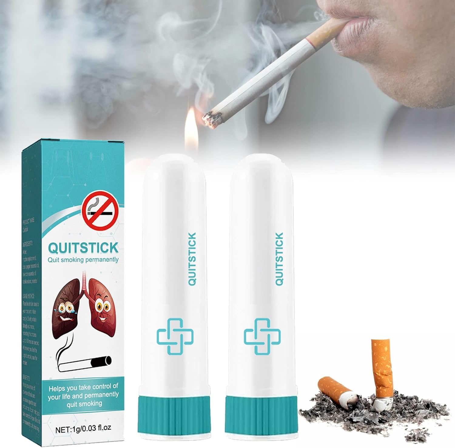 NicoStop™ Stoppen met Roken Inhalator