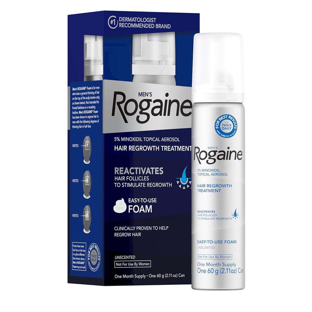 Rogaine topical foam dispenser