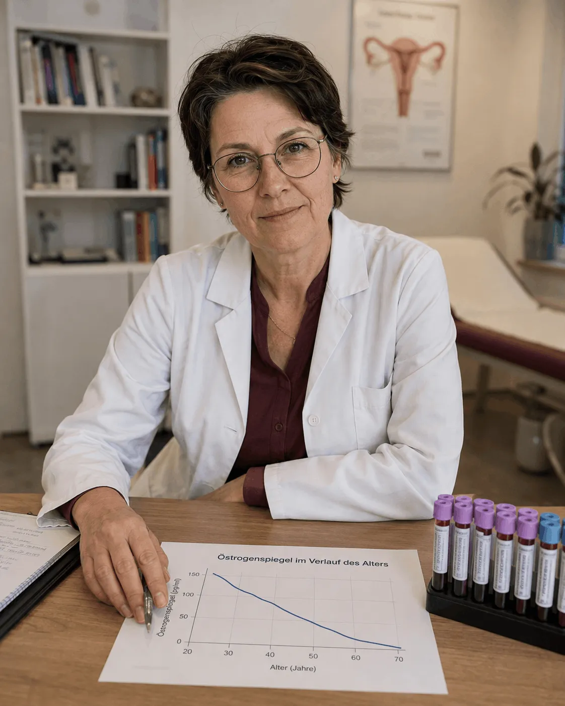 Dr. med. Anja Kirchner in ihrer Praxis