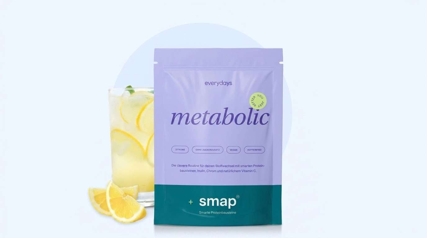 metabolic + smap mit Zitronengetränk