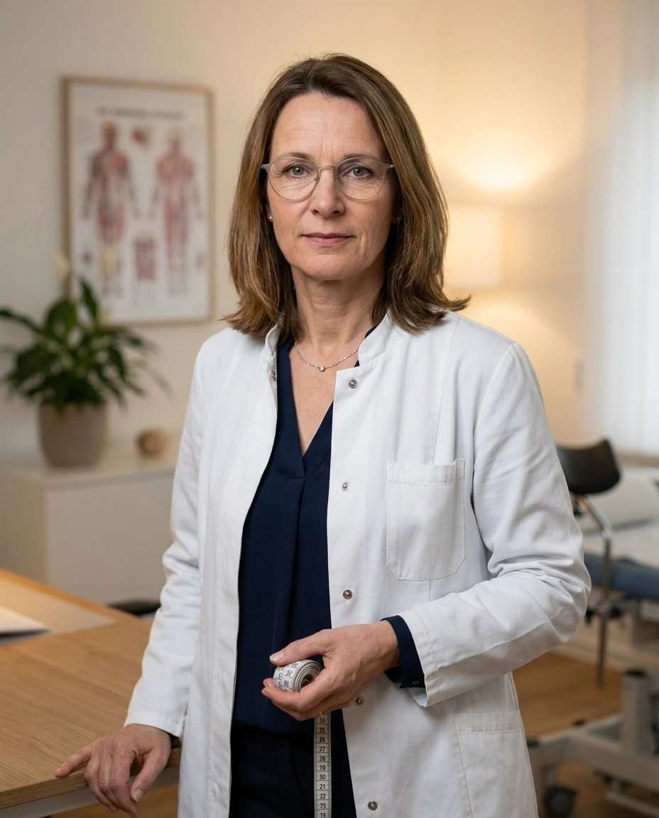 Dr. med. Katrin Vollmer in ihrer Praxis