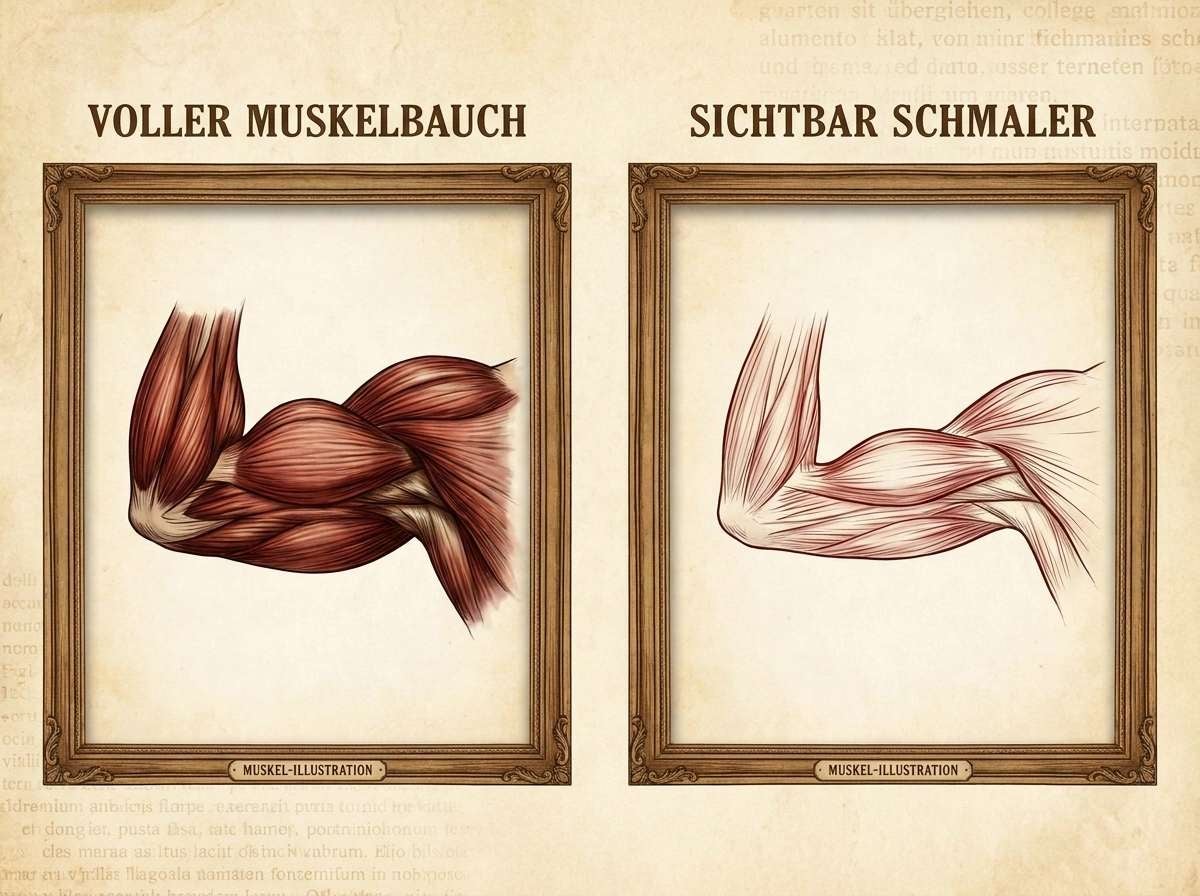 Muskelmasse im Vergleich