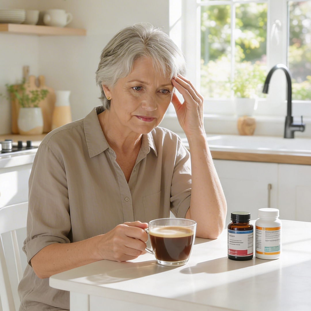 Woman with herbs