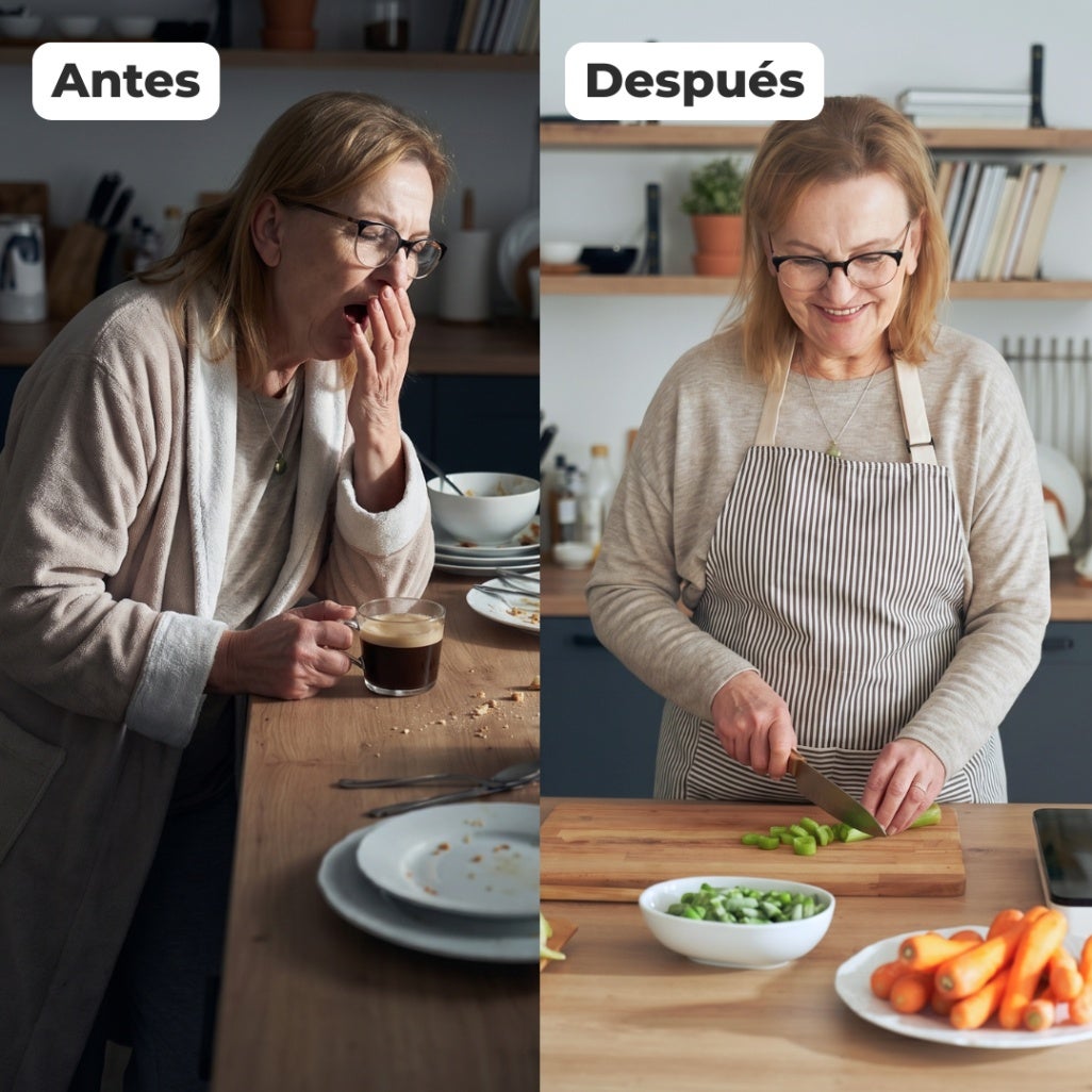 Before and after results