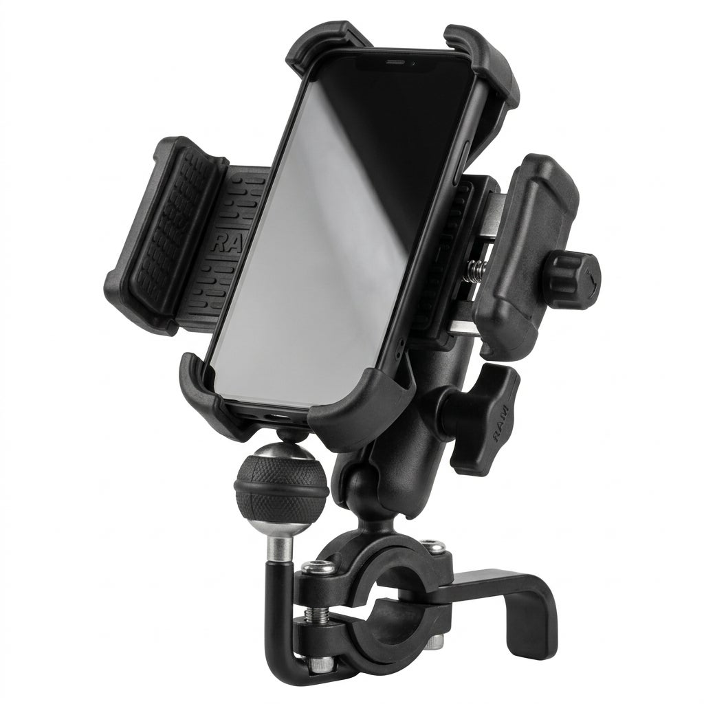 FANAUE Motorrad-Handyhalterung mit Kugelkopf