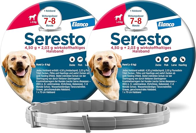 Seresto Halsband für Hunde (über 8 kg)