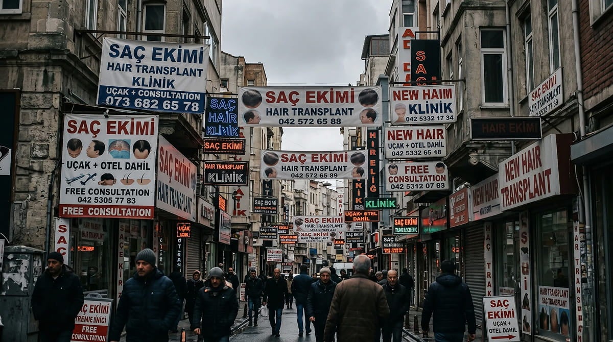 Türkei Wilder Westen der Haartransplantation