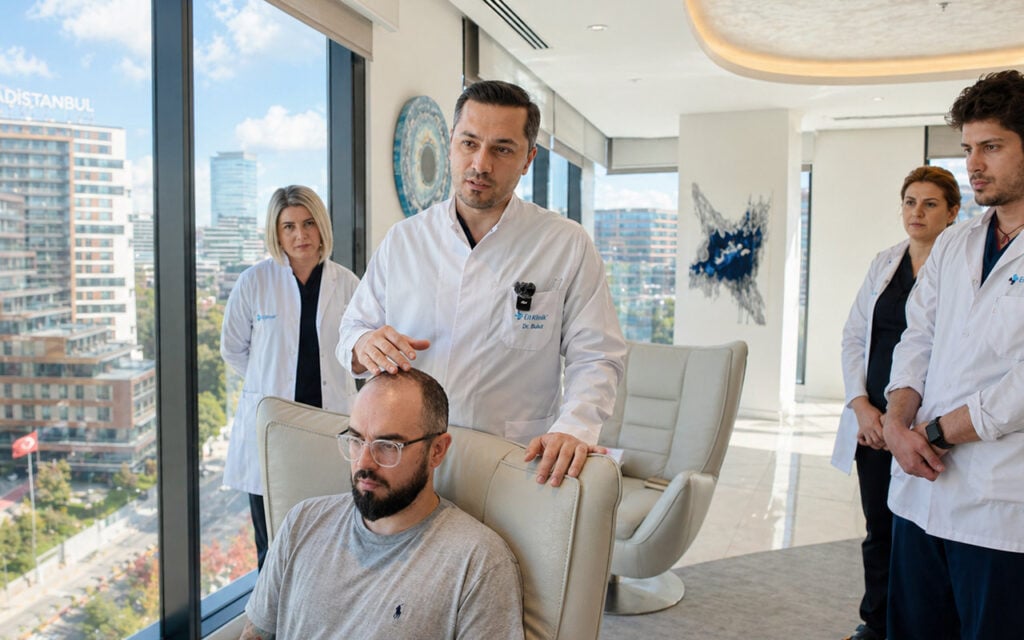 Dr. Balwi Patientenuntersuchung
