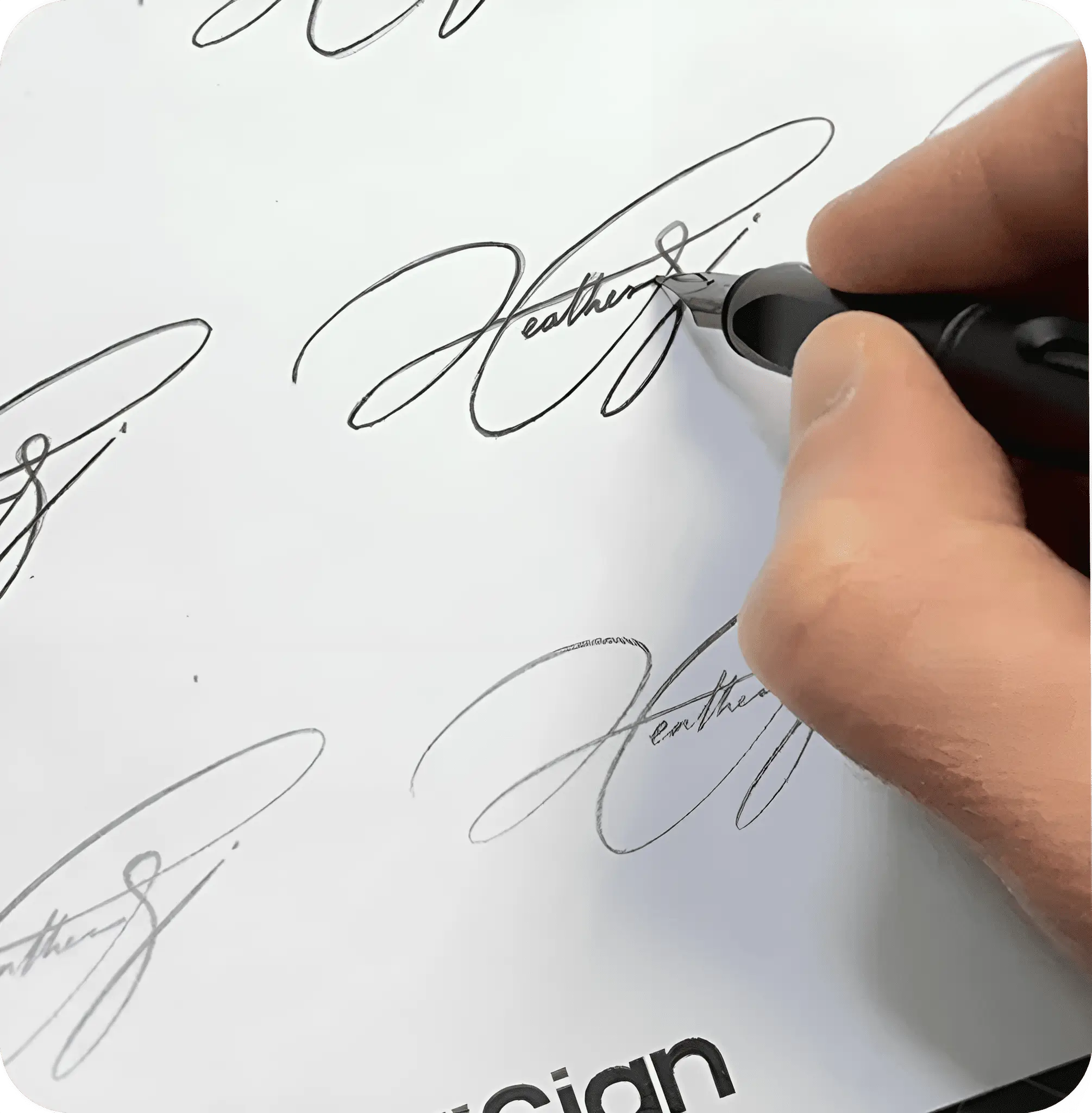 Handmade signatures by professional calligraphers | Callisign