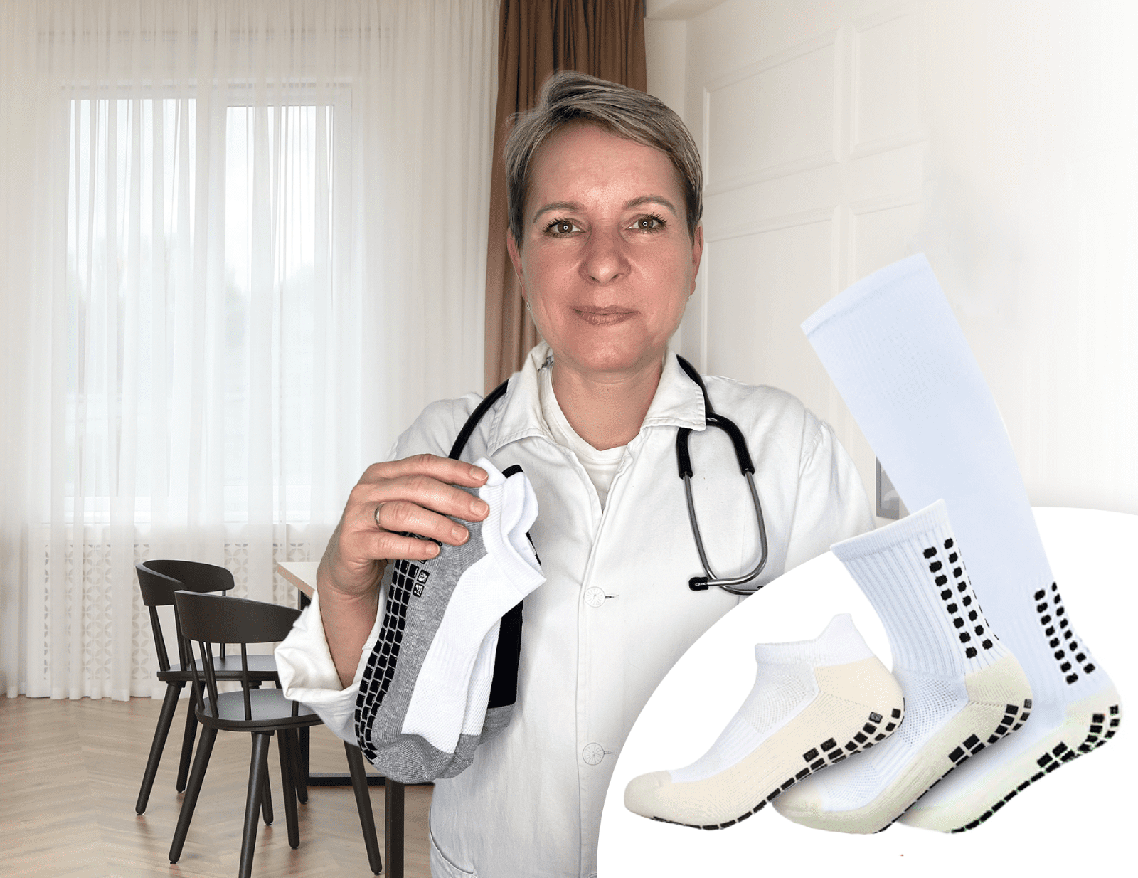 Hyper Grip Compression Socks