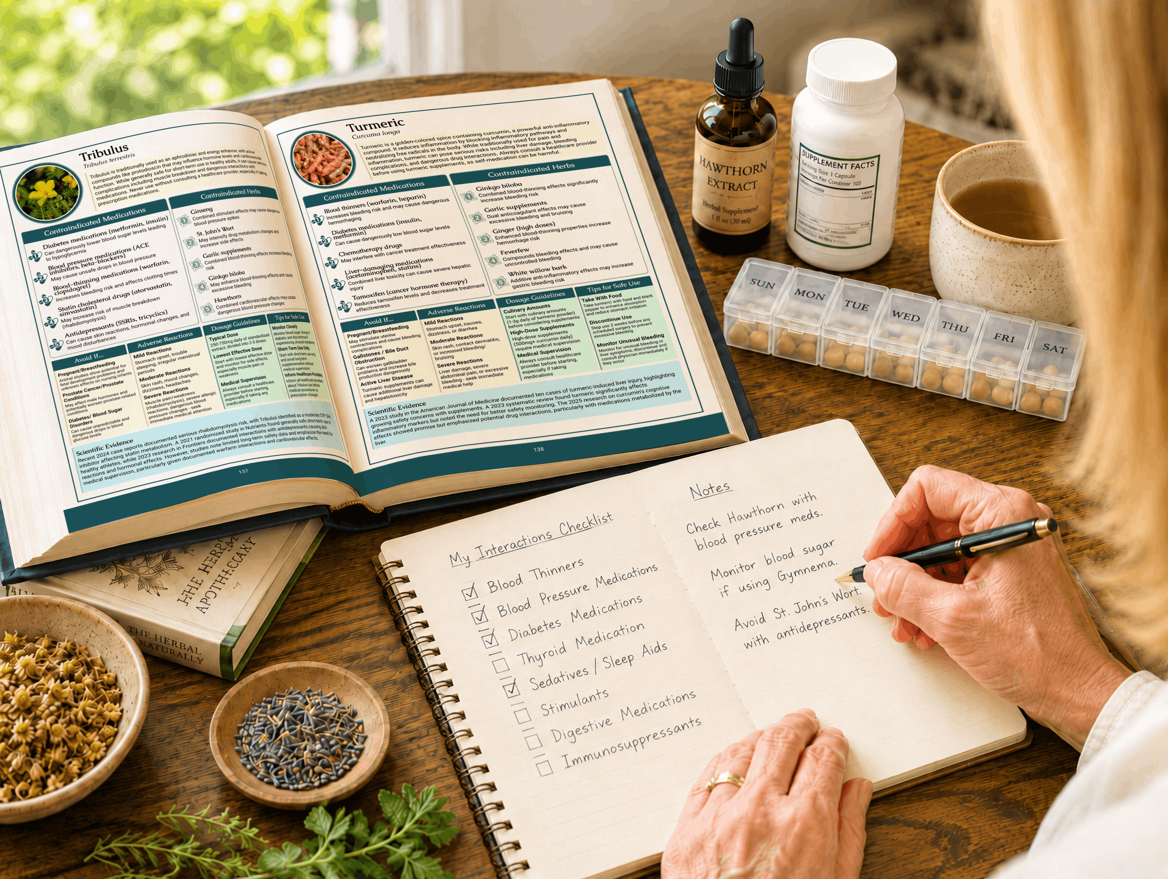 Herbs & Medicines — checking what it may interact with