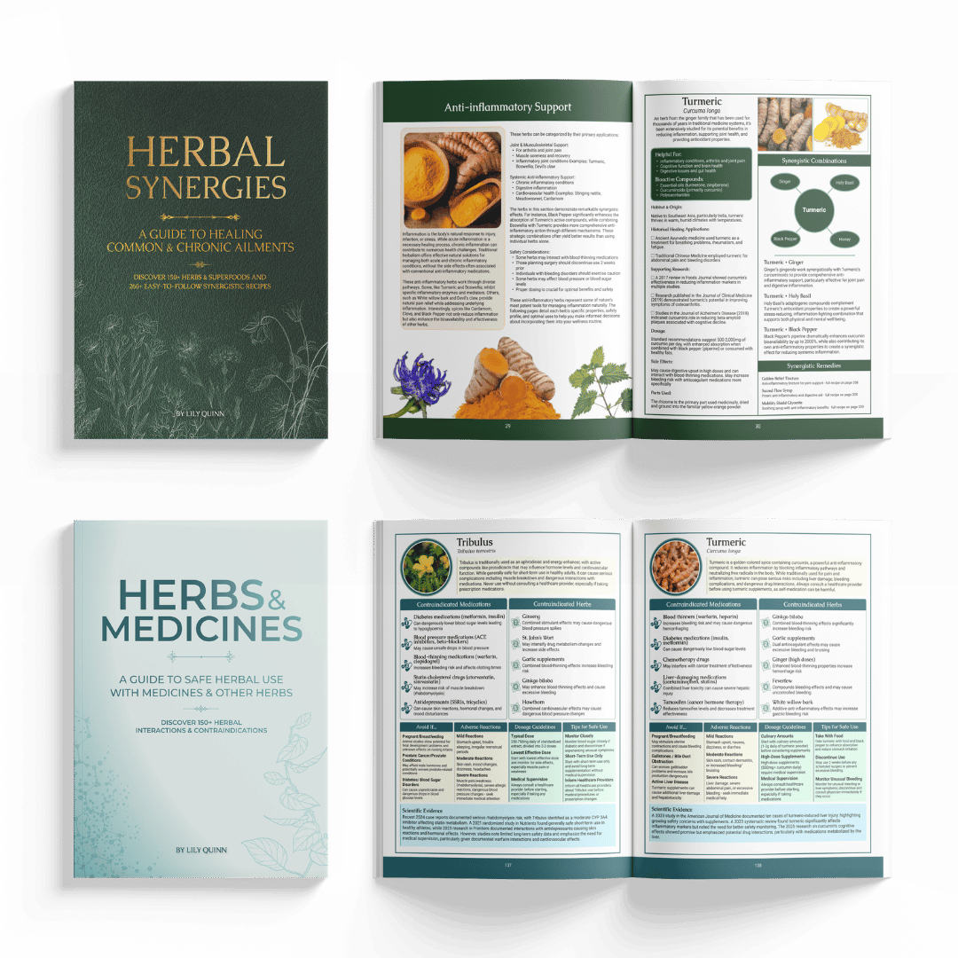 Inside the books: herb profiles, interactions, and citations
