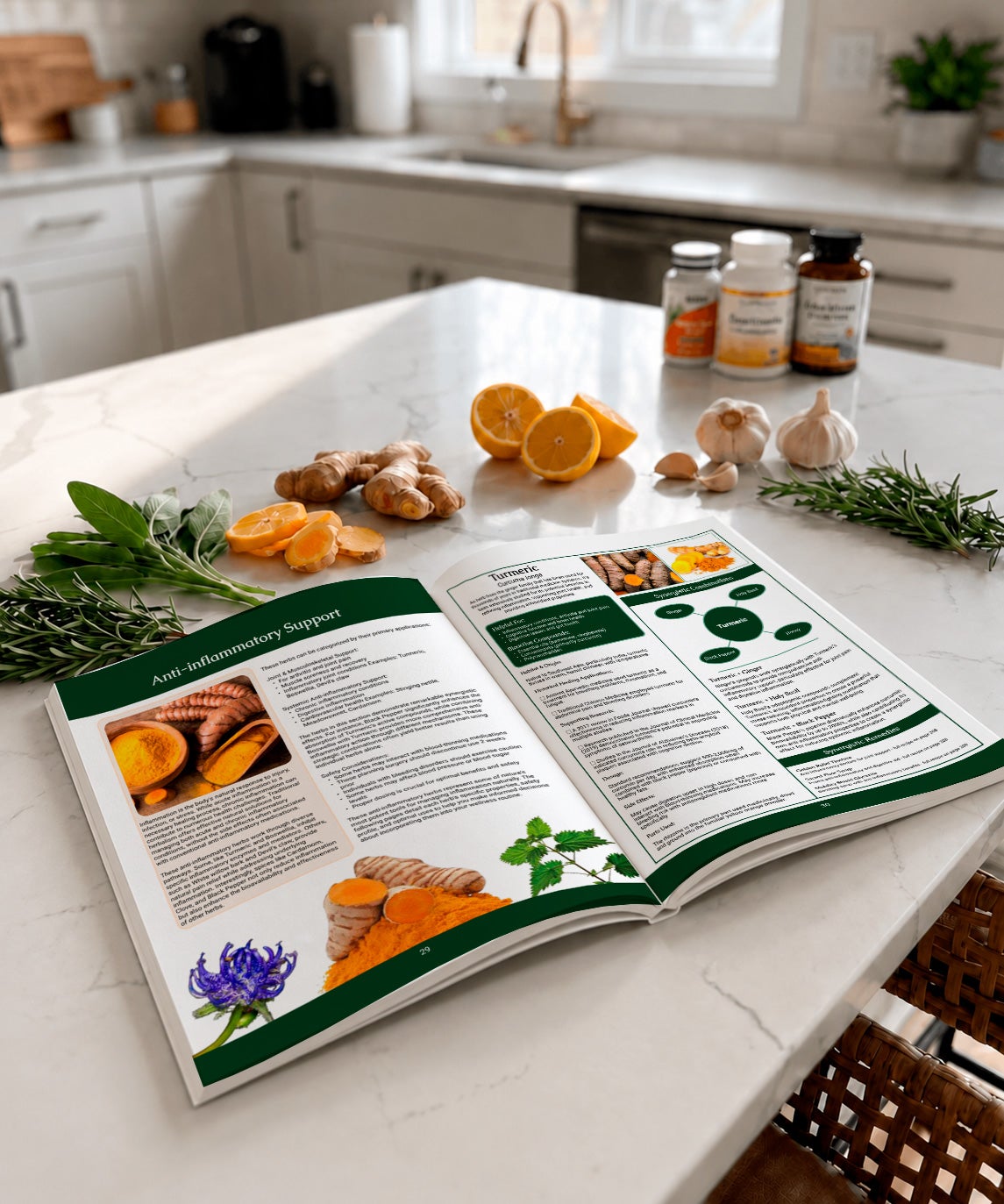 Herbal Synergies Echinacea profile with uses, pairings, cautions, and related remedies
