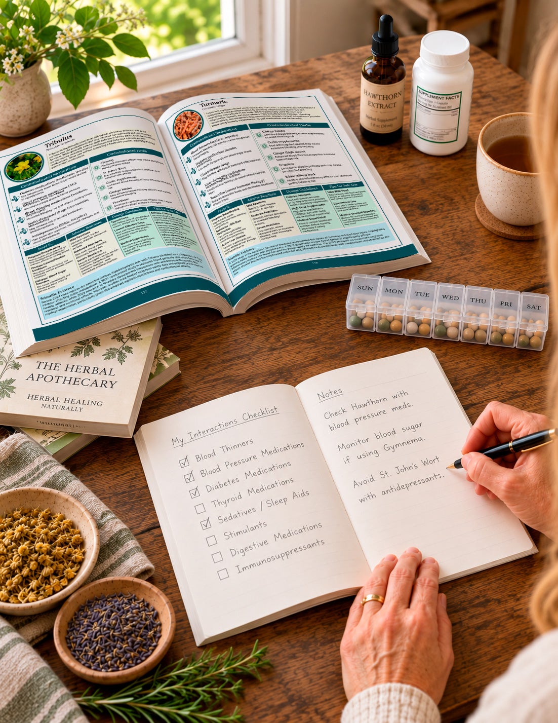 Herbs & Medicines: checking what it may interact with