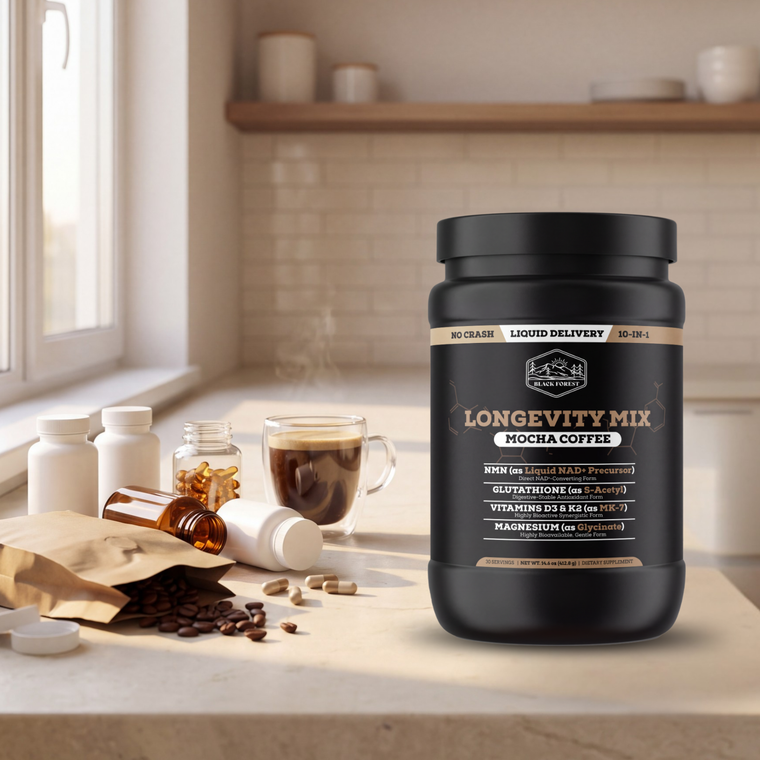 Longevity Mix: café de longevidad 10 activos en 1