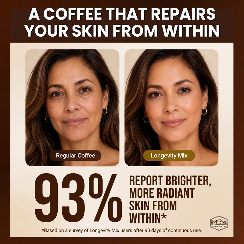 A coffee that repairs your skin from within — 93% report brighter, more radiant skin from within