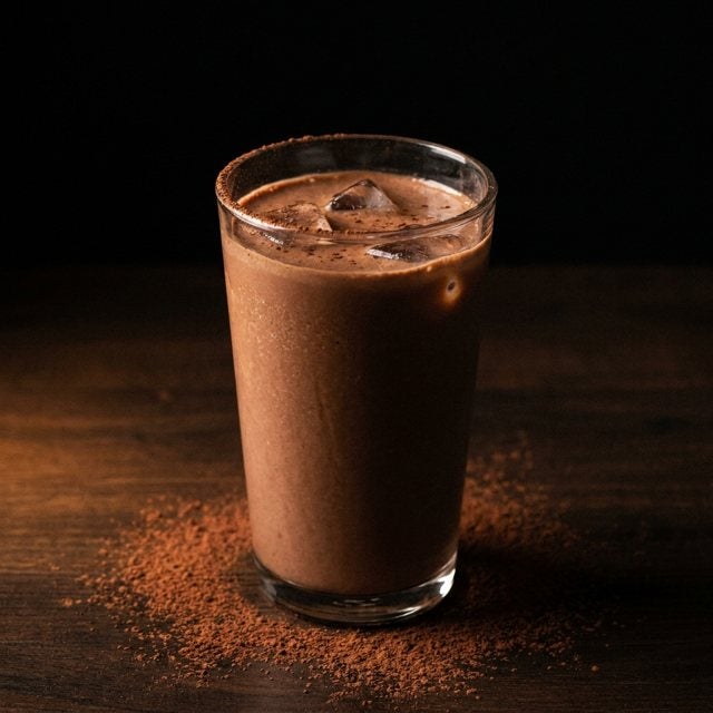 Chocolate protein shake