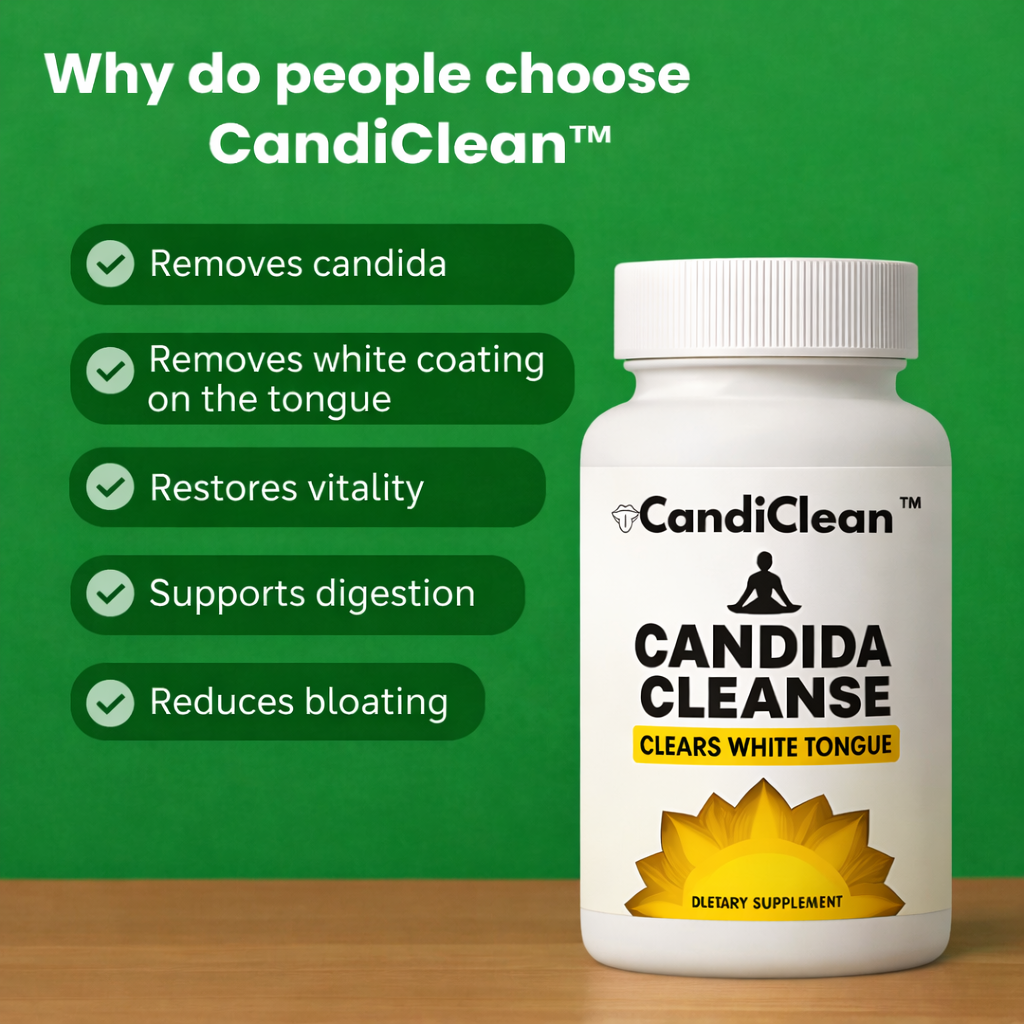 CandiClean™ Candida Cleanse-Clears WhiteTongue.