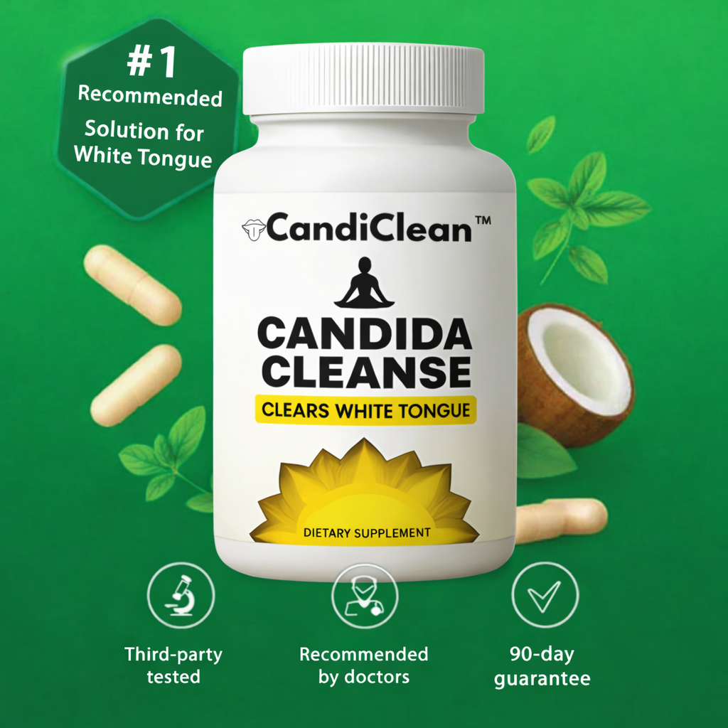 CandiClean™ Candida Cleanse-Clears WhiteTongue.