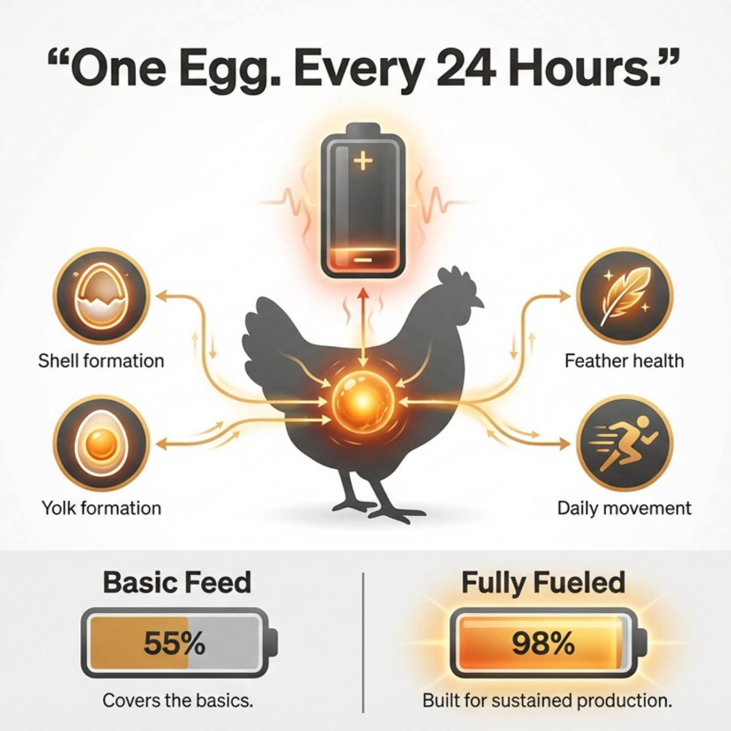 Feed energy comparison