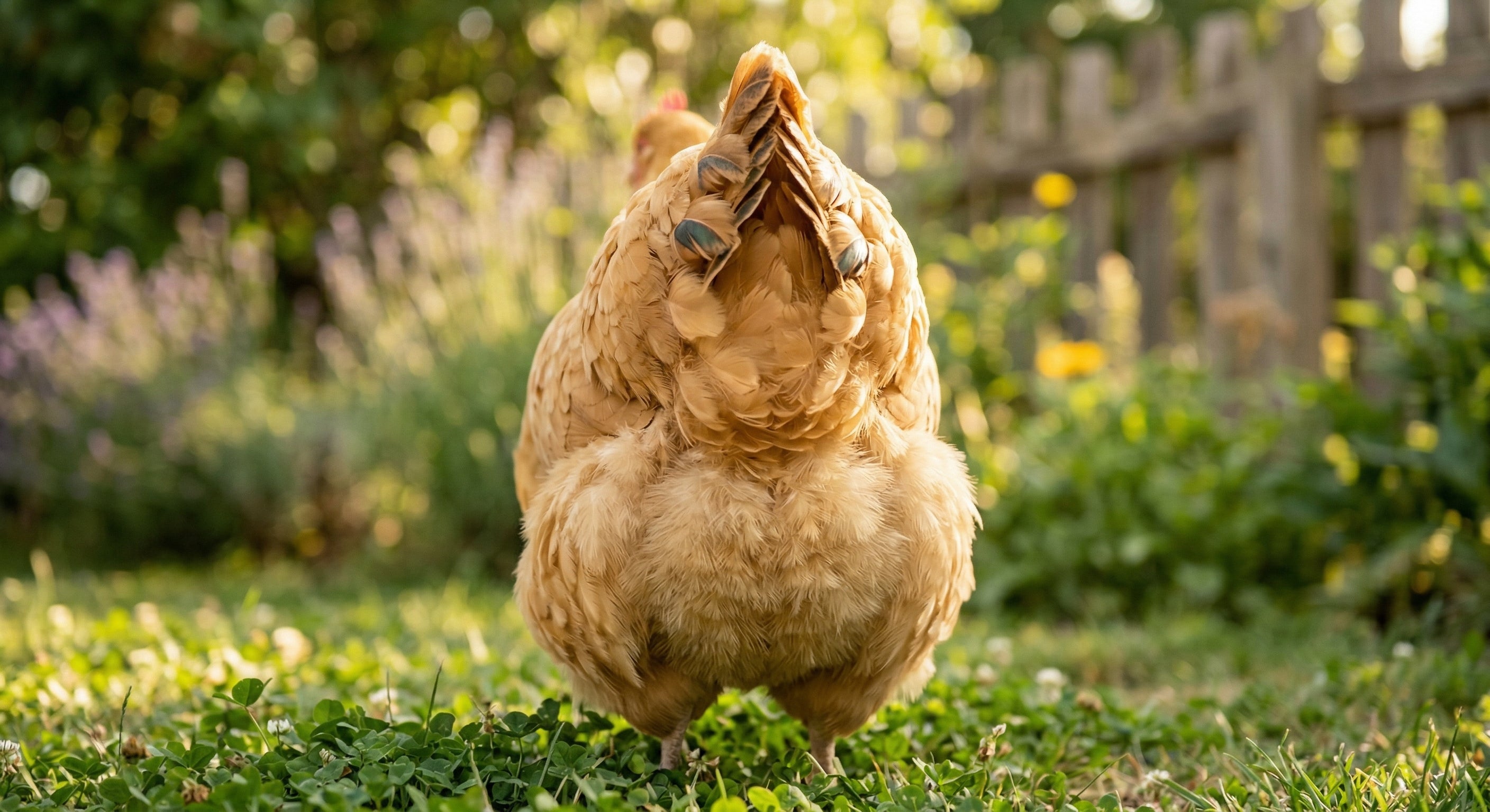 Healthy happy chickens