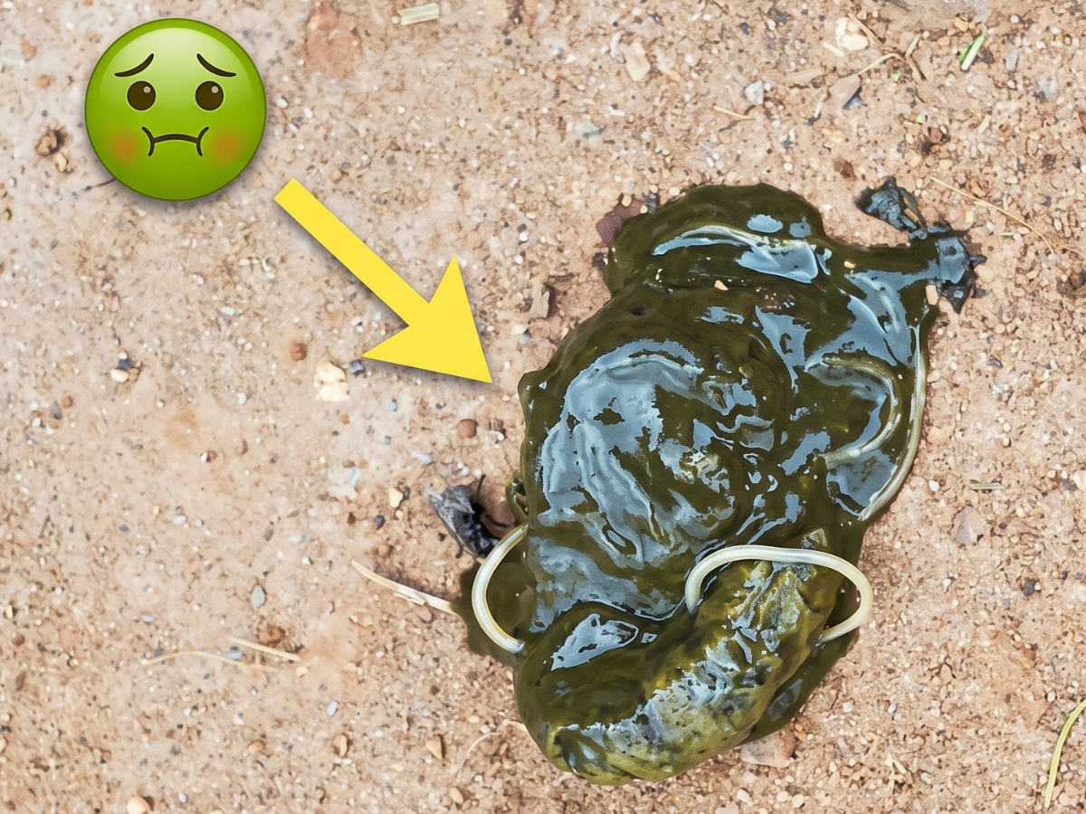 Worms in the droppings — stealing what should be making eggs