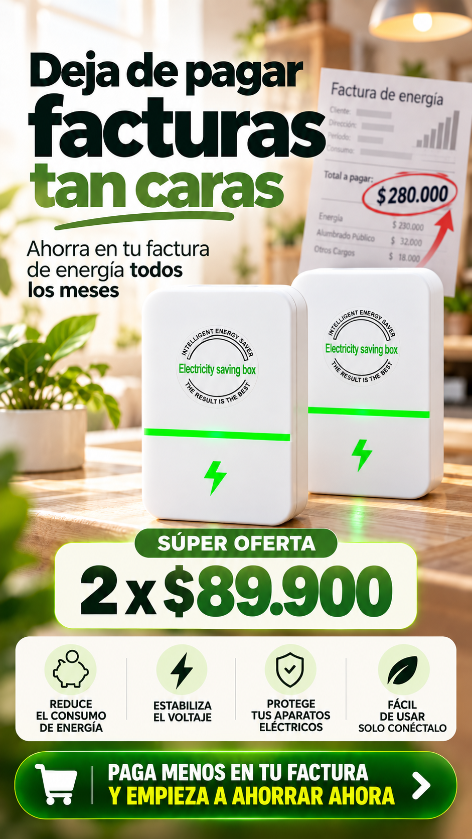 Solución fácil para ahorrar energía