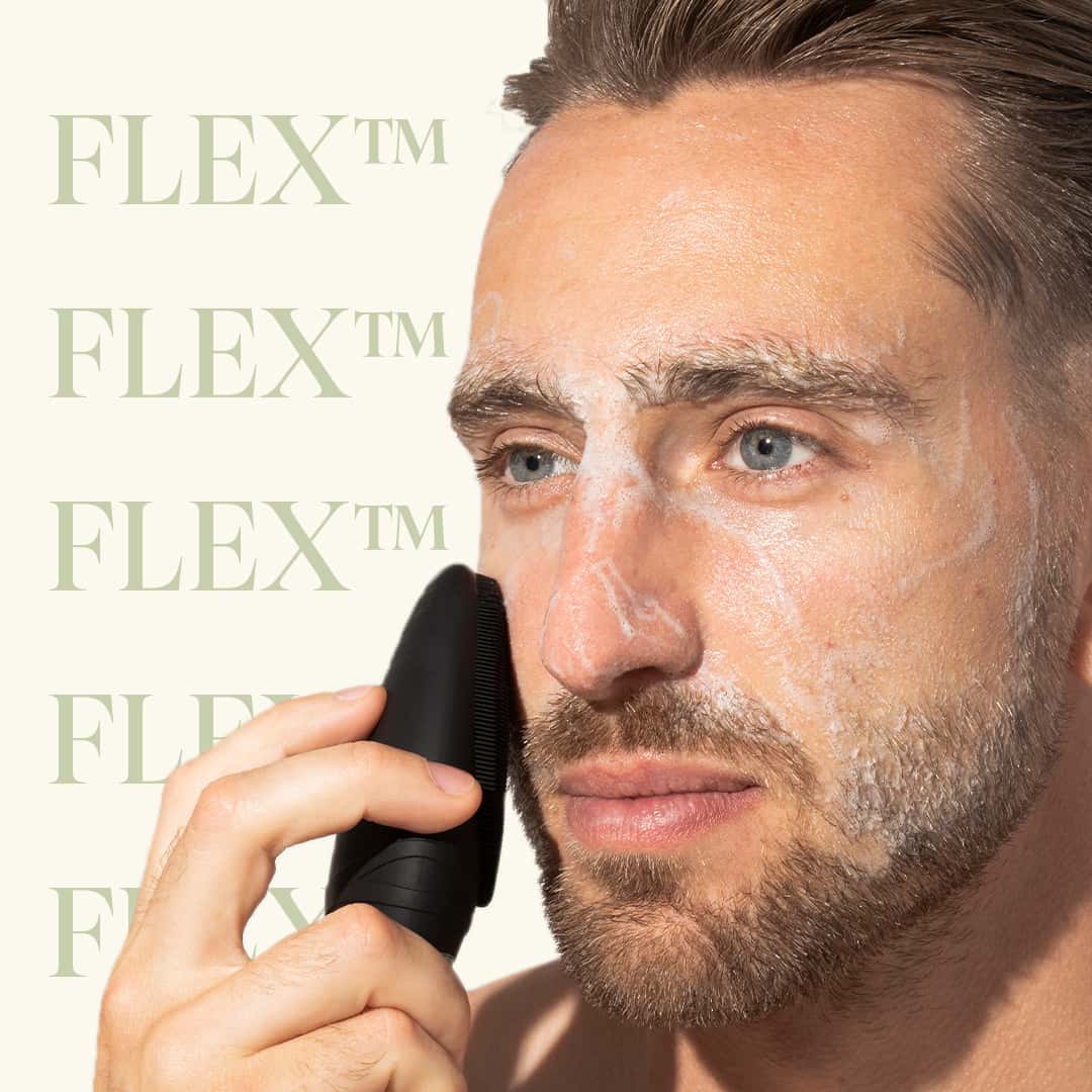 Man using FLEX device