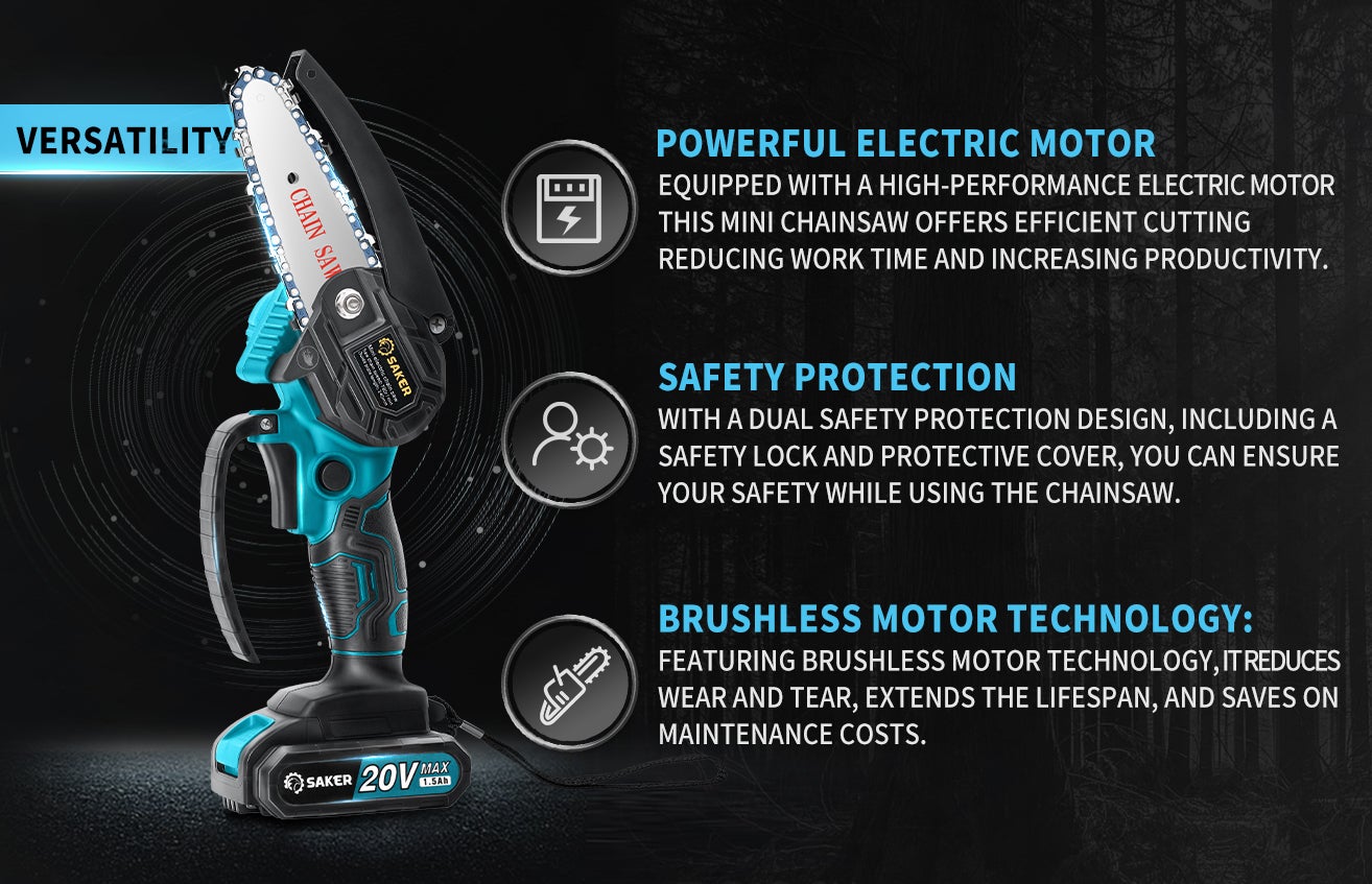 🌲✂️ Gear Up for Summer DIY! Save 35% on the SAKER® Mini Chainsaw and  Conquer Your Outdoor Projects! - Smart Saker